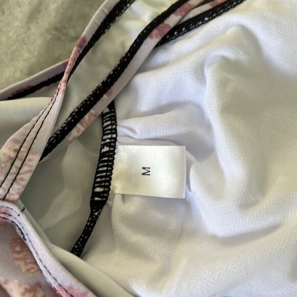 Purple Animal Print 2pc Bikini Swimsuit Woman Size Medium - Picture 3 of 12